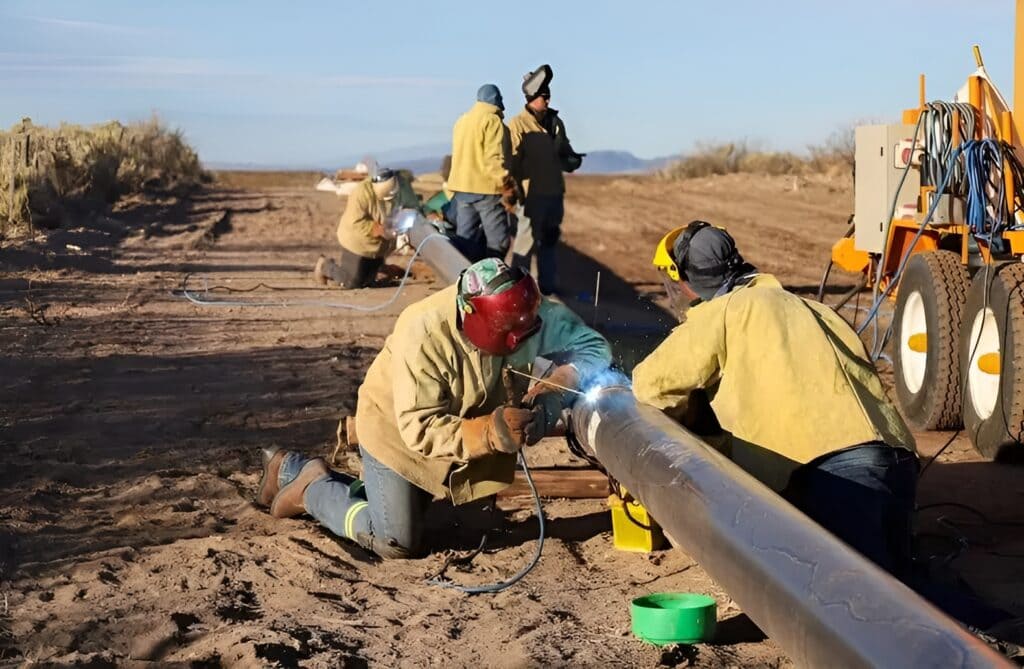Obras industriales en Argentina – construcción de gasoducto
